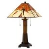 23" Resin Contemporary Mission Table Lamp with Tiffany Glass Shade - Cal Lighting -Loca Table Lamps Store unnamed file 3976