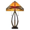 23.75" Metal/Resin Contemporary Mission Table Lamp with Tiffany Glass Shade - Cal Lighting 7 23.75" Metal/Resin Contemporary Mission Table Lamp with Tiffany Glass Shade - Cal Lighting -Loca Table Lamps Store unnamed file 3987