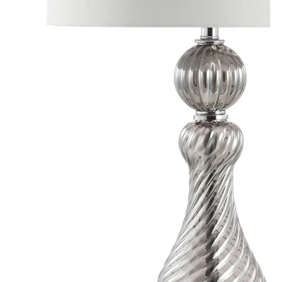 JONATHAN Y 32" Crystal/Glass Murano Swir Table Lamp (Includes LED Light Bulb) Gray - Jonathan Y 5 JONATHAN Y 32" Crystal/Glass Murano Swir Table Lamp (Includes LED Light Bulb) Gray - Jonathan Y - Image 3