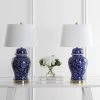 Set of 2 Aharon Table Lamp (Includes LED Light Bulb) Navy/White - Safavieh -Loca Table Lamps Store unnamed file 4032