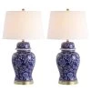 Set of 2 Aharon Table Lamp (Includes LED Light Bulb) Navy/White - Safavieh -Loca Table Lamps Store unnamed file 4033