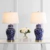 Set of 2 Aharon Table Lamp (Includes LED Light Bulb) Navy/White - Safavieh -Loca Table Lamps Store unnamed file 4034