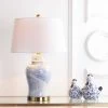 JONATHAN Y 26" Ceramic Wallace Table Lamp (Includes LED Light Bulb) Blue - JONATHAN Y -Loca Table Lamps Store unnamed file 4035