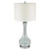 Olivia & May 8" x 28" Glass Table Lamp with Drum Shade White - Olivia & May -Loca Table Lamps Store unnamed file 405