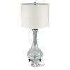 Olivia & May 8" x 28" Glass Table Lamp with Drum Shade White - Olivia & May -Loca Table Lamps Store unnamed file 406