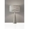 Linda Table Lamp Brushed Steel - Adesso -Loca Table Lamps Store unnamed file 4080
