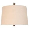Berkshire Brown Table Lamp with White Hardback Fabric Shade - StyleCraft -Loca Table Lamps Store unnamed file 4118