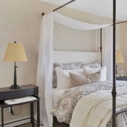 (25" x 30") 3-way Adjustable Madison Table Lamp Dark Bronze - Cal Lighting