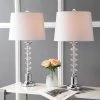 JONATHAN Y 28" (Set of 2) Kinsley Crystal Table Lamp (Includes LED Light Bulb) Clear - JONATHAN Y -Loca Table Lamps Store unnamed file 4136