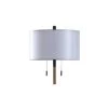 Lari Dual Finish Table Lamp with Drum Shade Black - StyleCraft -Loca Table Lamps Store unnamed file 4156