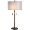 Lari Dual Finish Table Lamp with Drum Shade Black - StyleCraft -Loca Table Lamps Store unnamed file 4160