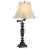 30' 3-way Mayo Aluminum Casted Swing Arm Table Lamp with Softback Faux Silk Shade Dark Bronze - Cal Lighting -Loca Table Lamps Store unnamed file 4173