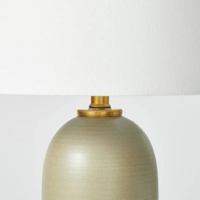 Threshold Designed W/Studio McGee Medium Ceramic Table Lamp (Includes LED Light Bulb) Gray/Green - Threshold™ designed with Studio McGee 7 Threshold Designed W/Studio McGee Medium Ceramic Table Lamp (Includes LED Light Bulb) Gray/Green - Threshold™ designed with Studio McGee - Image 5