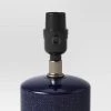Linen Textured Ceramic Small Lamp Base Dark Blue - Threshold 2 Linen Textured Ceramic Small Lamp Base Dark Blue - Threshold -Loca Table Lamps Store unnamed file 4239