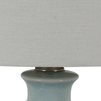 Set of 2 Della Ceramic LED Table Lamps (Includes Energy Efficient Light Bulb) - Decor Therapy Green 8 Set of 2 Della Ceramic LED Table Lamps (Includes Energy Efficient Light Bulb) - Decor Therapy Green - Image 6