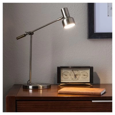 Cantilever LED Desk Lamp - Threshold Pewter 4 Cantilever LED Desk Lamp - Threshold Pewter - Image 2