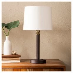Davis Table Lamp Black - Threshold™