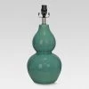 Double Gourd Ceramic Large Lamp Base Aqua - Threshold™ -Loca Table Lamps Store unnamed file 4294