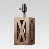 Washed Wood Box Small Lamp Base Brown - Threshold™ -Loca Table Lamps Store unnamed file 4296