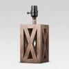 Washed Wood Box Small Lamp Base Brown - Threshold™ -Loca Table Lamps Store unnamed file 4297