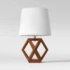Geometric Wood Figural Accent Lamp Brown - Threshold 10 Geometric Wood Figural Accent Lamp Brown - Threshold -Loca Table Lamps Store unnamed file 4301