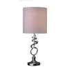 21.5" Modern Metal Table Lamp with Twisted Base Silver - Ore International -Loca Table Lamps Store unnamed file 4320