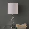 21.5" Modern Metal Table Lamp with Twisted Base Silver - Ore International -Loca Table Lamps Store unnamed file 4321