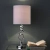 21.5" Modern Metal Table Lamp with Twisted Base Silver - Ore International -Loca Table Lamps Store unnamed file 4322