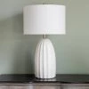 27" Cannon Crackle Table Lamp White - Decor Therapy -Loca Table Lamps Store unnamed file 4330