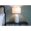 27" Cannon Crackle Table Lamp White - Decor Therapy -Loca Table Lamps Store unnamed file 4333