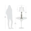 28.75" Table Lamp Silver - Cresswell Lighting 5 28.75" Table Lamp Silver - Cresswell Lighting -Loca Table Lamps Store unnamed file 4338