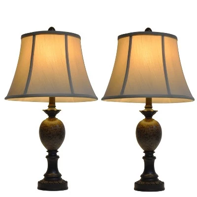 25" Mae Desk Lamp Set Bronze - Decor Therapy 4 25" Mae Desk Lamp Set Bronze - Decor Therapy - Image 2