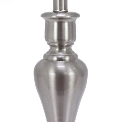 Set of 2 Brushed Touch Controllable Lamps - Decor Therapy Steel 3 Set of 2 Brushed Touch Controllable Lamps - Decor Therapy Steel