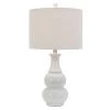 26.5" Harper Ceramic Table Lamp White (Includes CFL Light Bulb) - Decor Therapy -Loca Table Lamps Store unnamed file 4390
