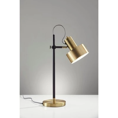 22.5" Clayton Desk Lamp Matte Black - Adesso 4 22.5" Clayton Desk Lamp Matte Black - Adesso - Image 2