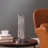 13" Novelty Metal Tube Table Lamp (Includes LED Light Bulb) Silver - Ore International -Loca Table Lamps Store unnamed file 4455