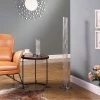 13" Novelty Metal Tube Table Lamp (Includes LED Light Bulb) Silver - Ore International -Loca Table Lamps Store unnamed file 4460