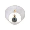 Glass Table Lamp with Linen Shade - 3R Studios -Loca Table Lamps Store unnamed file 4462
