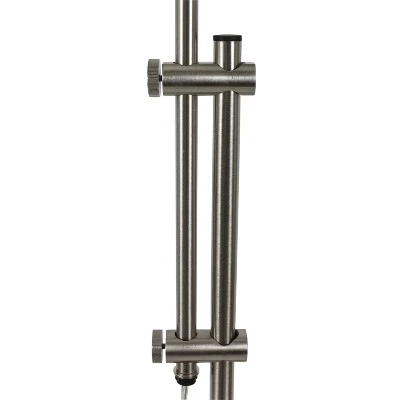 13" Adjustable Pharmacy Table Lamp Brushed Steel - Decor Therapy 4 13" Adjustable Pharmacy Table Lamp Brushed Steel - Decor Therapy - Image 2