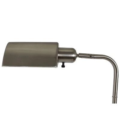 13" Adjustable Pharmacy Table Lamp Brushed Steel - Decor Therapy 5 13" Adjustable Pharmacy Table Lamp Brushed Steel - Decor Therapy - Image 3