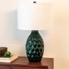 24.5" Ceramic Tamara Faceted Table Lamp Emerald Green - Decor Therapy -Loca Table Lamps Store unnamed file 4490