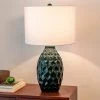 24.5" Ceramic Tamara Faceted Table Lamp Emerald Green - Decor Therapy -Loca Table Lamps Store unnamed file 4491