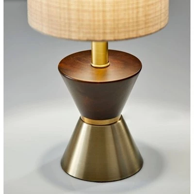 23" Carmen Table Lamp Brass - Adesso 4 23" Carmen Table Lamp Brass - Adesso - Image 2