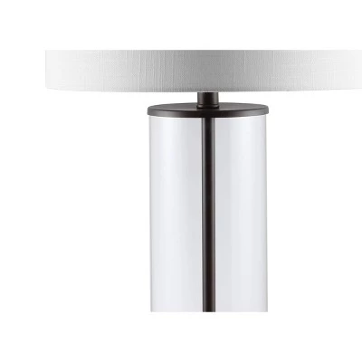 JONATHAN Y 29.25" Glass Table Lamp Oil Rubbed Bronze (Includes LED Light Bulb) - Jonathan Y 5 JONATHAN Y 29.25" Glass Table Lamp Oil Rubbed Bronze (Includes LED Light Bulb) - Jonathan Y - Image 3