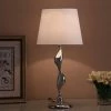 24" Modern Metal Table Lamp with Twisted Base Silver - Ore International -Loca Table Lamps Store unnamed file 4536
