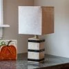 15" Campbell Square Barrel Accent Table Lamp (Includes LED Light Bulb) White - Decor Therapy -Loca Table Lamps Store unnamed file 4549