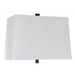 Liam Traditional Poly Resin and Metal Table Lamp with Shade Off White - StyleCraft