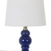 Set of 2 Draper Table Lamp with USB Ports (Includes LED Light Bulb) Blue - Decor Therapy -Loca Table Lamps Store unnamed file 4596