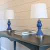 Set of 2 Draper Table Lamp with USB Ports (Includes LED Light Bulb) Blue - Decor Therapy -Loca Table Lamps Store unnamed file 4599
