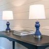 Set of 2 Draper Table Lamp with USB Ports (Includes LED Light Bulb) Blue - Decor Therapy -Loca Table Lamps Store unnamed file 4600